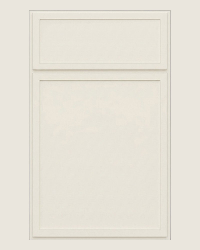 Chic cabinet door in Pearl finish — full view